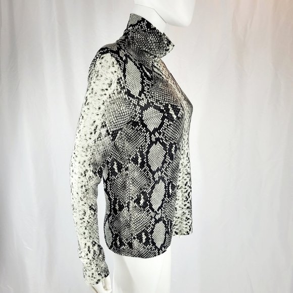 AKRIS Womens Snake Printed Pullover - Picture 2 of 7